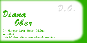diana ober business card